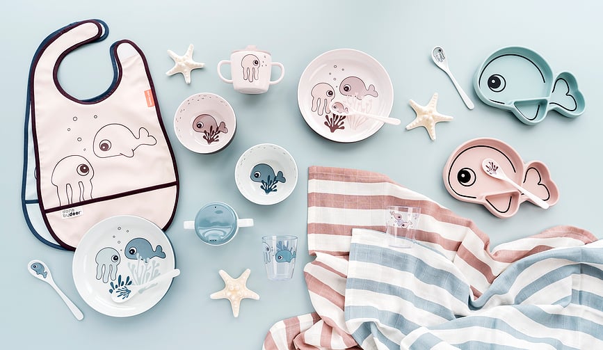 Sea Wally Tanjurić s usisnom čašicom silikonski plavi kit