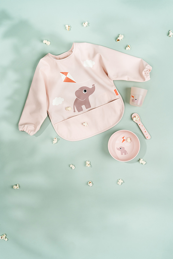 Set de Vajilla infantil Playground, rosa empolvado, 3 piezas