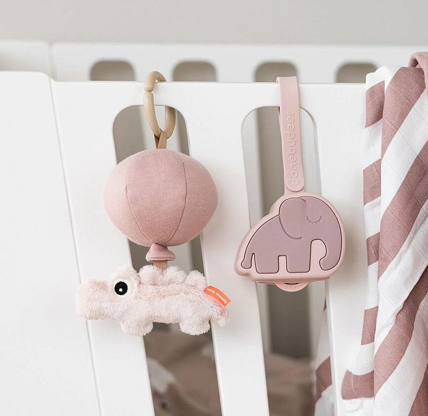 Sonajero Colgante Croco, rosa