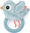 Sonajero con mordedor Birdee, azul