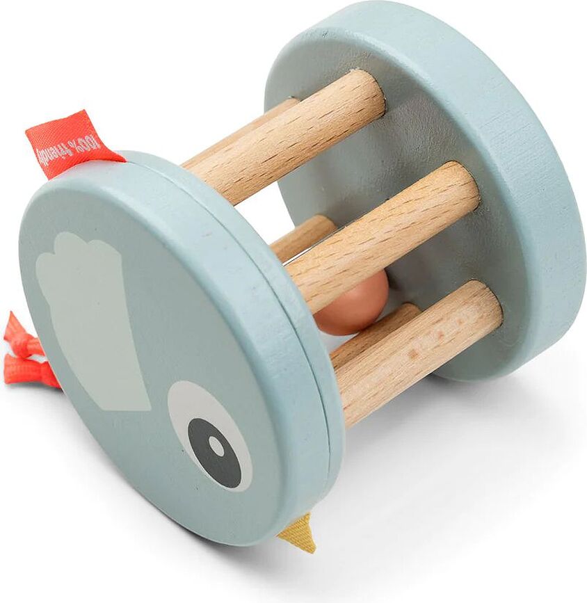 Sonajero sensorial de madera Birdee