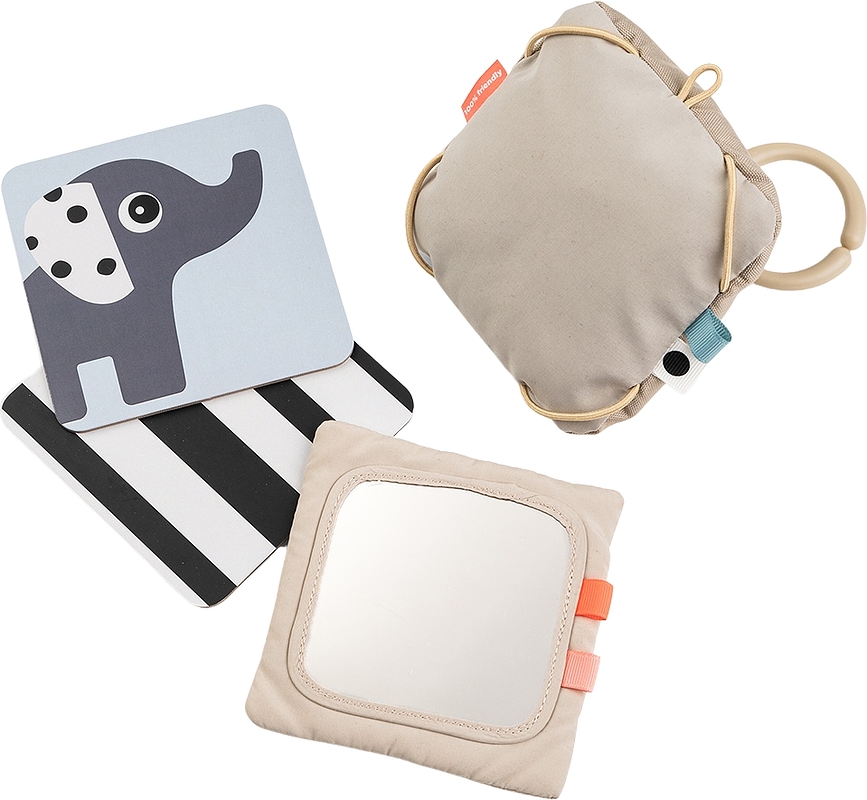 Soporte para tarjetas de contraste Deer Friends, color arena