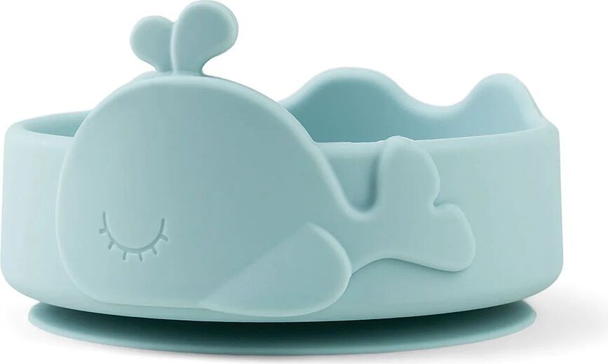 Stick & Stay Dječja Zdjela silikonska plava s žlicom Set od 2 dijela