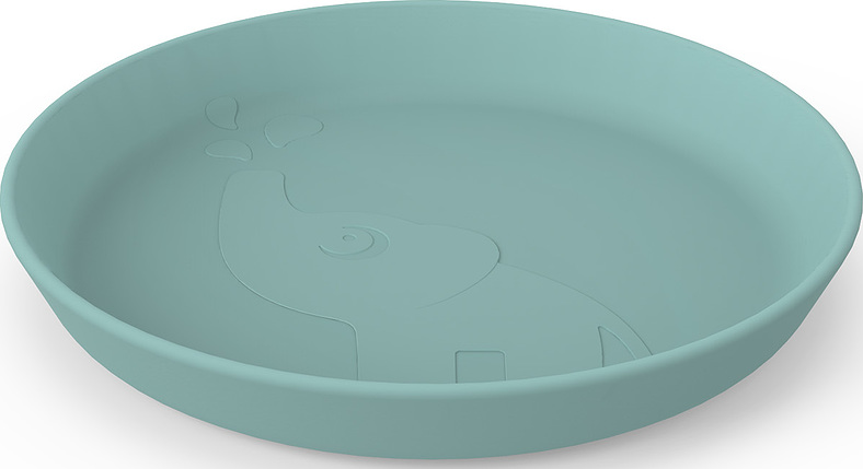 Assiette Enfant Done By Deer Bleu Sea - Vaisselle Lavable Au Lave-vaisselle, Design Marin