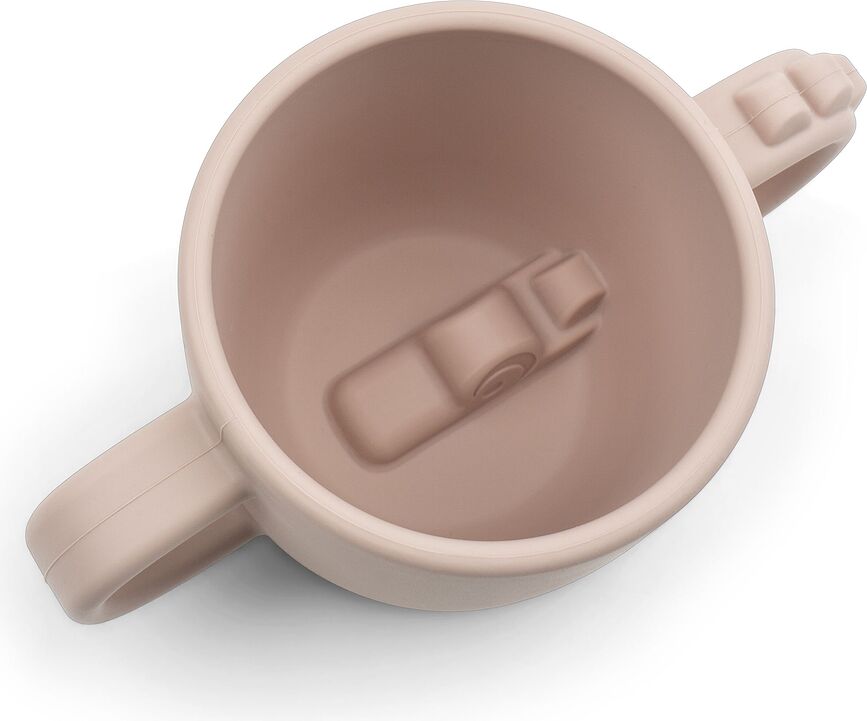 Vaso de silicona Peekaboo Croco, gris