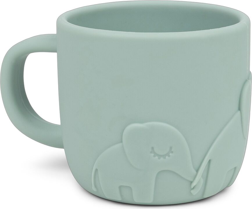 Taza de silicona Peekaboo Elphee, verde