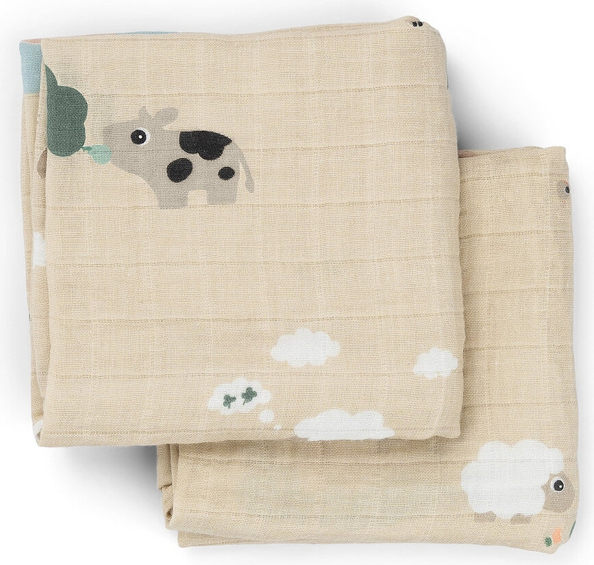 Tiny Farm bleer, beige, 2 stk.