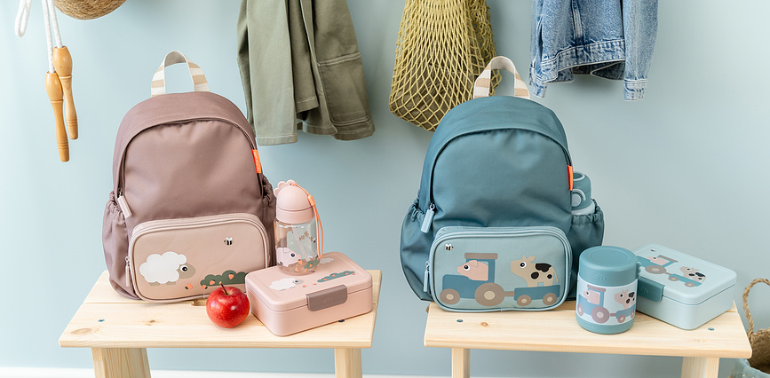 Tiny Farm Boîte Repas Isotherme 300 ml, bleue