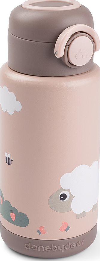Tiny Farm Gourde isotherme 340 ml, rose