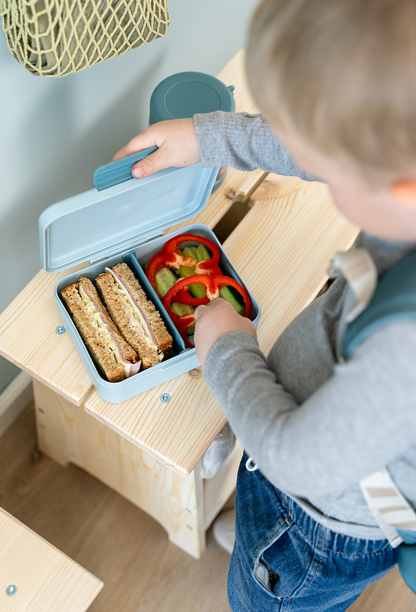Tiny Farm Kutija za Ručak dječja s pregradama ružičasta