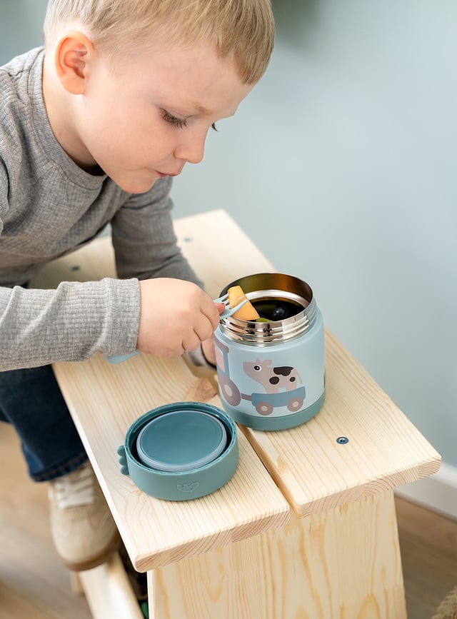 Tiny Farm Termosica za hranu 300 ml plava