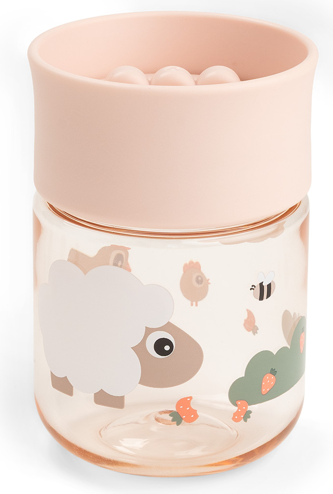 Tiny Farm Trinklernbecher 260 ml, rosa