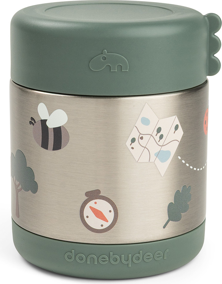 Tiny Trails Thermobehälter für Essen 300 ml, grün