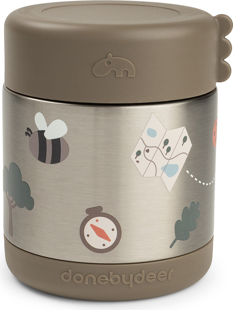 Tiny Trails Thermobehälter für Essen 300 ml, sandfarben