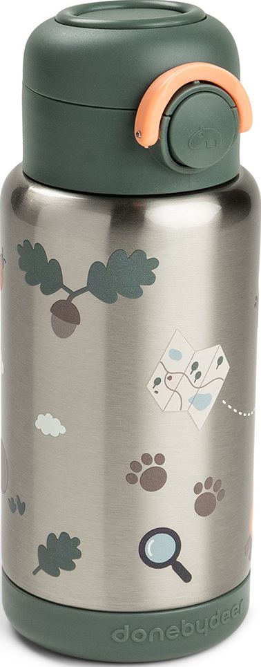 Tiny Trails Thermoflasche 340 ml, grün