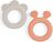 Tygger Deer Friends beige og koral 2 stk.