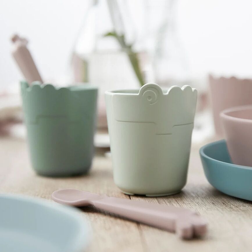 Vaso infantil Kiddish Croco, verde