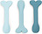 Wally Babylöffel blau aus Silikon 3 St.