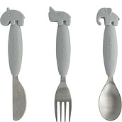 Yummy+ Baby utensils grey 3 el.
