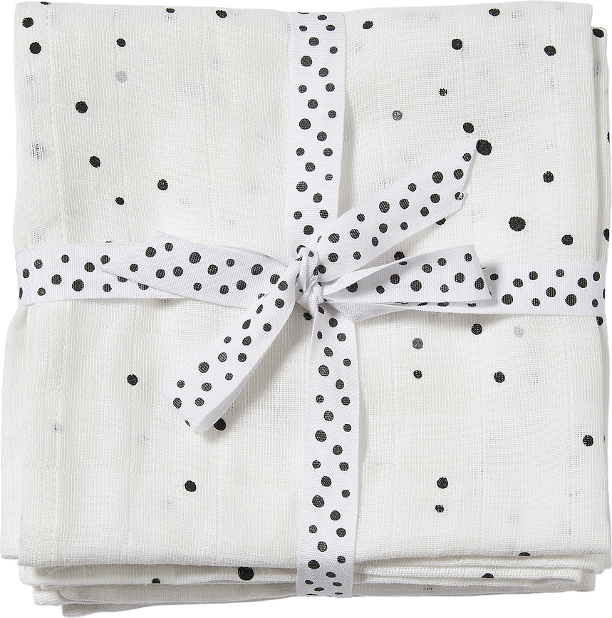 Zavinovacie plienky Dreamy Dots biele 2 ks