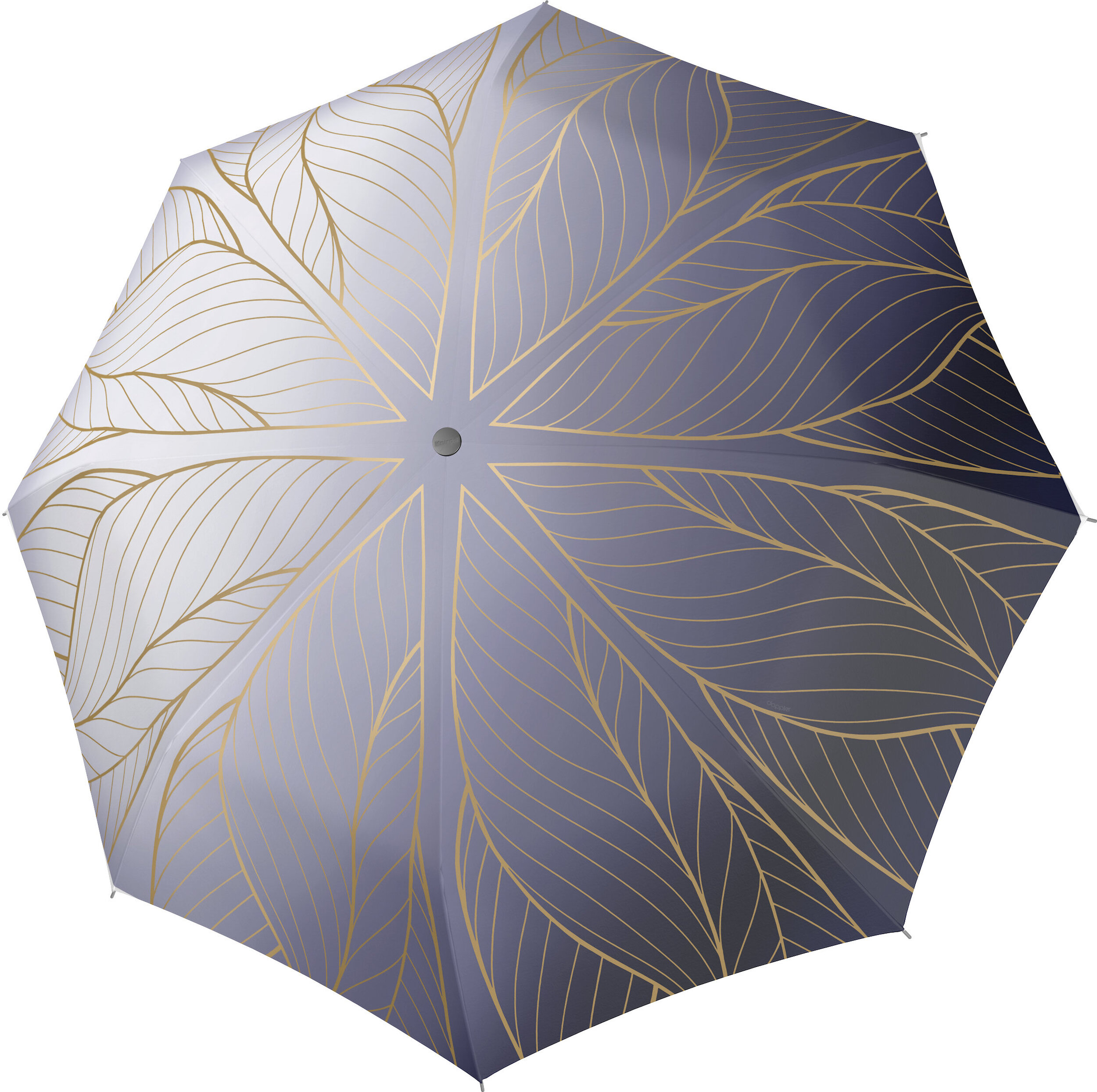 Regenschirme und Schirme Carbonsteel Long Automatischer Regenschirm Blau-gold