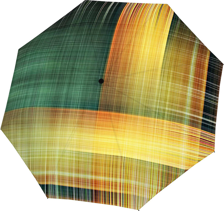Carbonsteel Magic Parapluie, jaune-vert