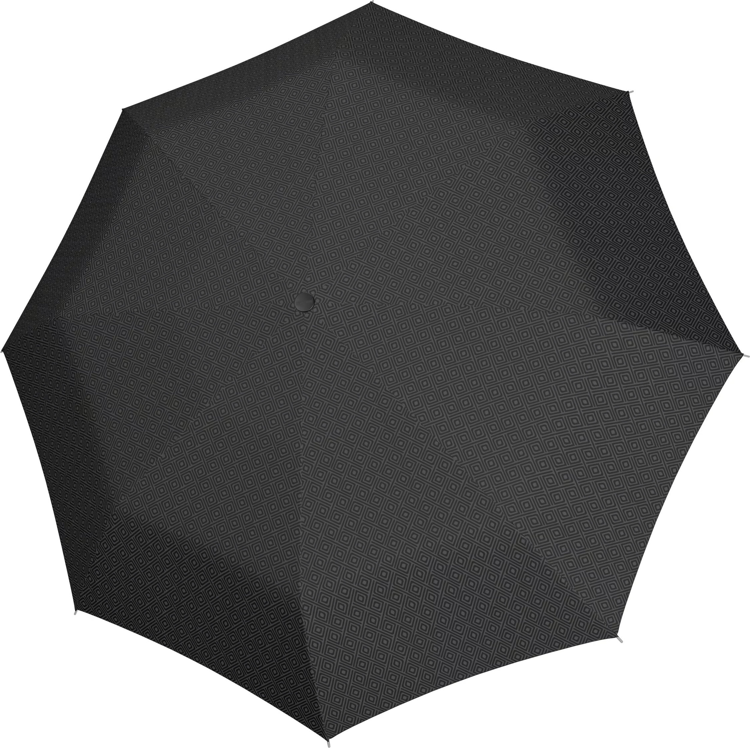 Carbonsteel Magic Regenschirm, gemustert, grau