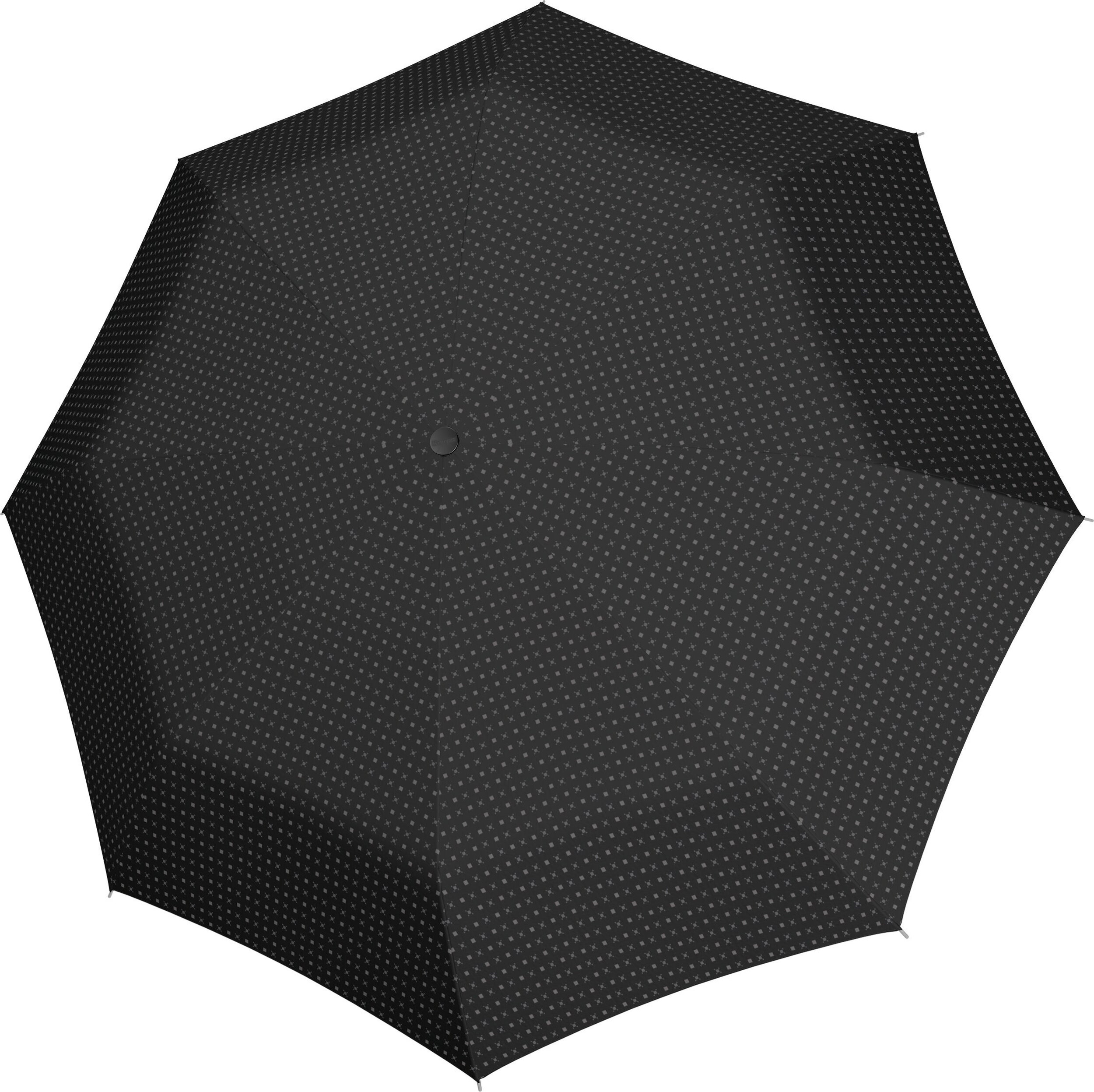 Carbonsteel Magic Regenschirm schwarz, gepunktet