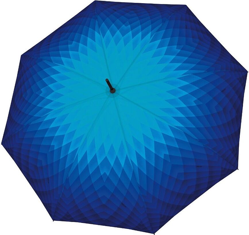 Carbonsteel Parapluie automatique long, bleu