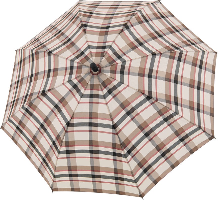 Fiber Burgund Kišobran automatski karirani bež