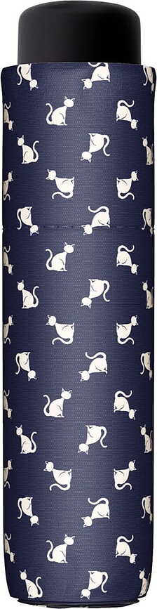 Fiber Fun Parapluie, motif chats, bleu