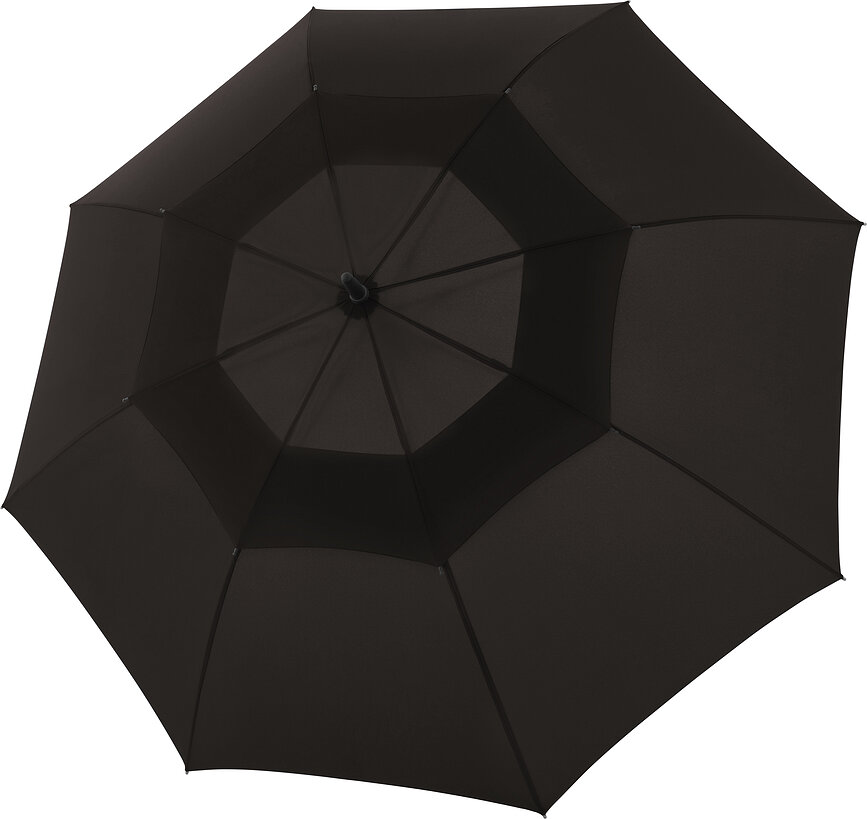 Fiber Golf Parapluie automatique, noir