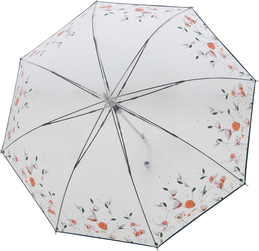 Fiber Long Parapluie automatique, transparent