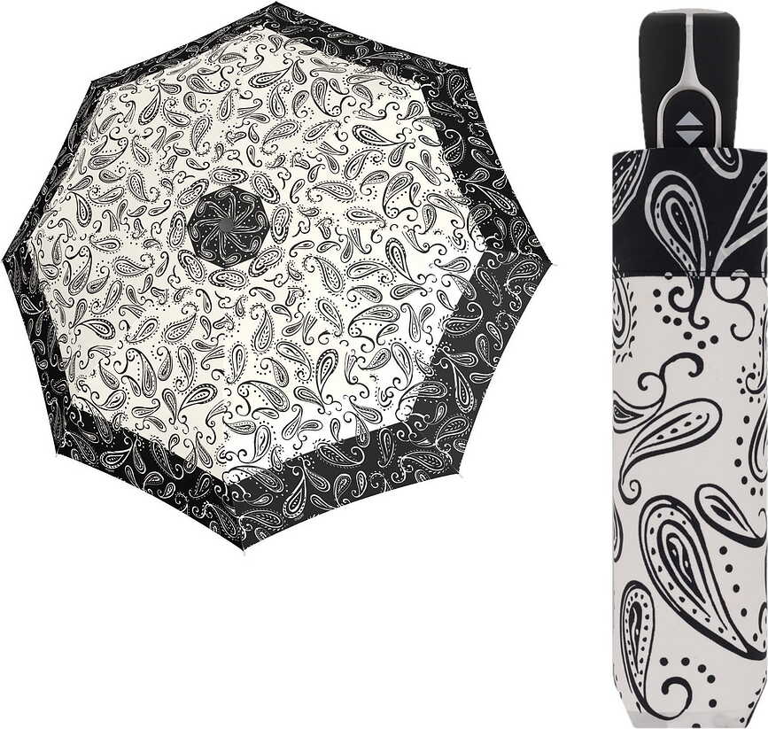 Fiber Magic Ομπρέλα Πέιζλι, ασπρόμαυρη