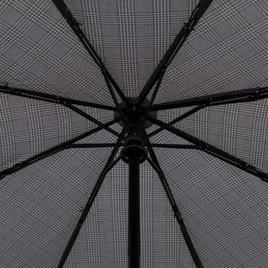 Fiber Magic Superstrong Parapluie Pliant, gris à carreaux