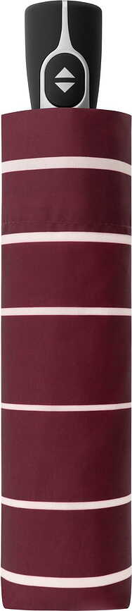 Fiber Magic Timeless Parapluie rayé, rouge