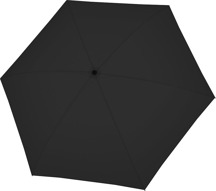 Fiber Micro Flat Parapluie, noir