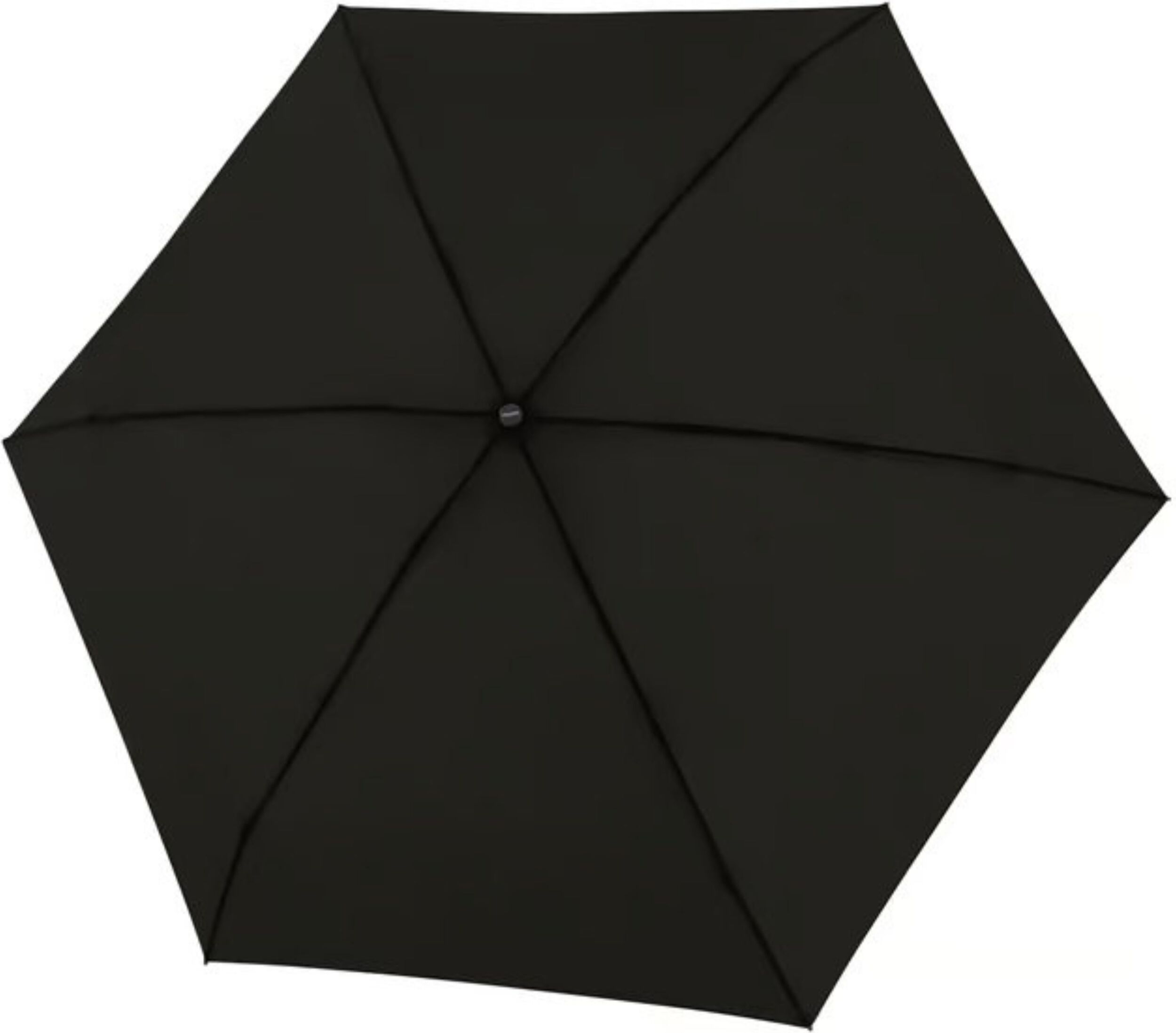 Fiber Mini Taschenschirm schwarz
