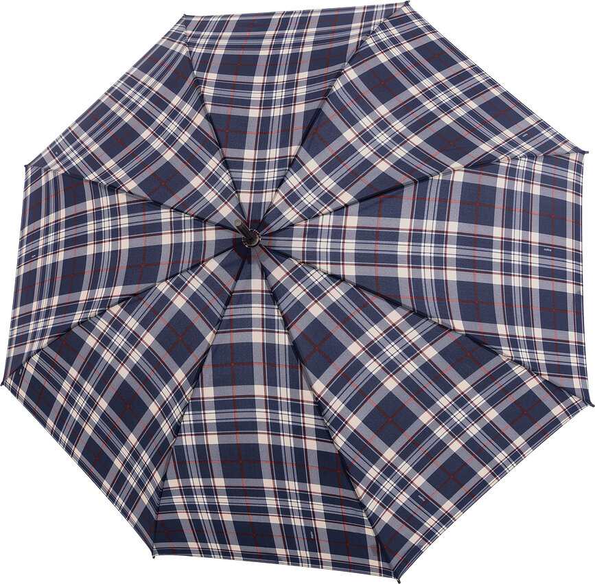 Golf Flex Parapluie automatique, à carreaux, bleu