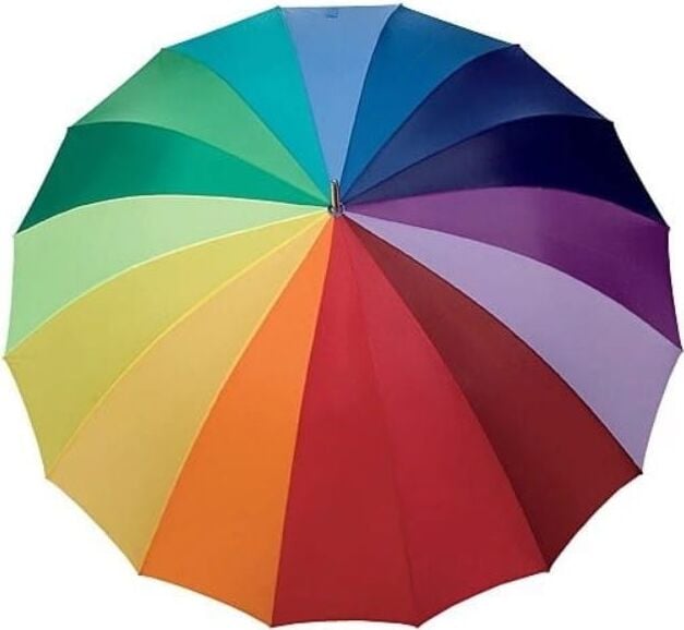 Hit Golfschirm Regenbogenfarben