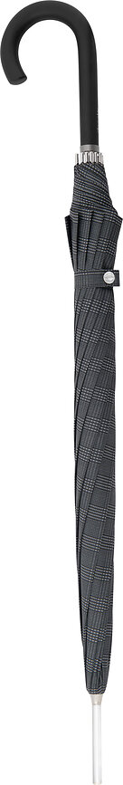 Hr.Carbonsteel Ομπρέλα μακριά, μαύρη