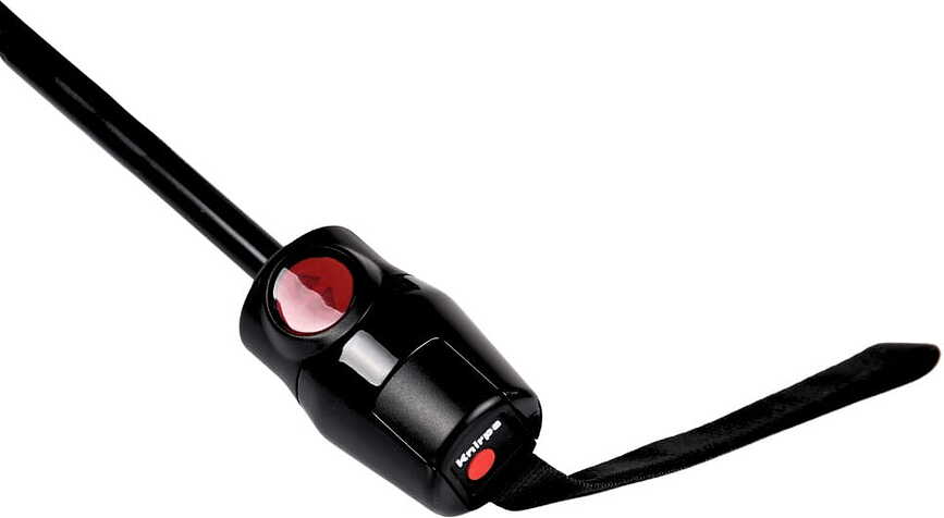 Knirps T.200 Parapluie à pois, bleu marine