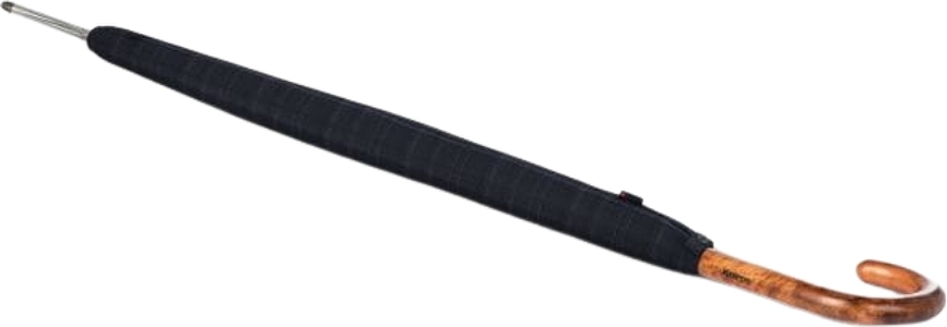 Knirps T.771 Parapluie à motif à carreaux, noir