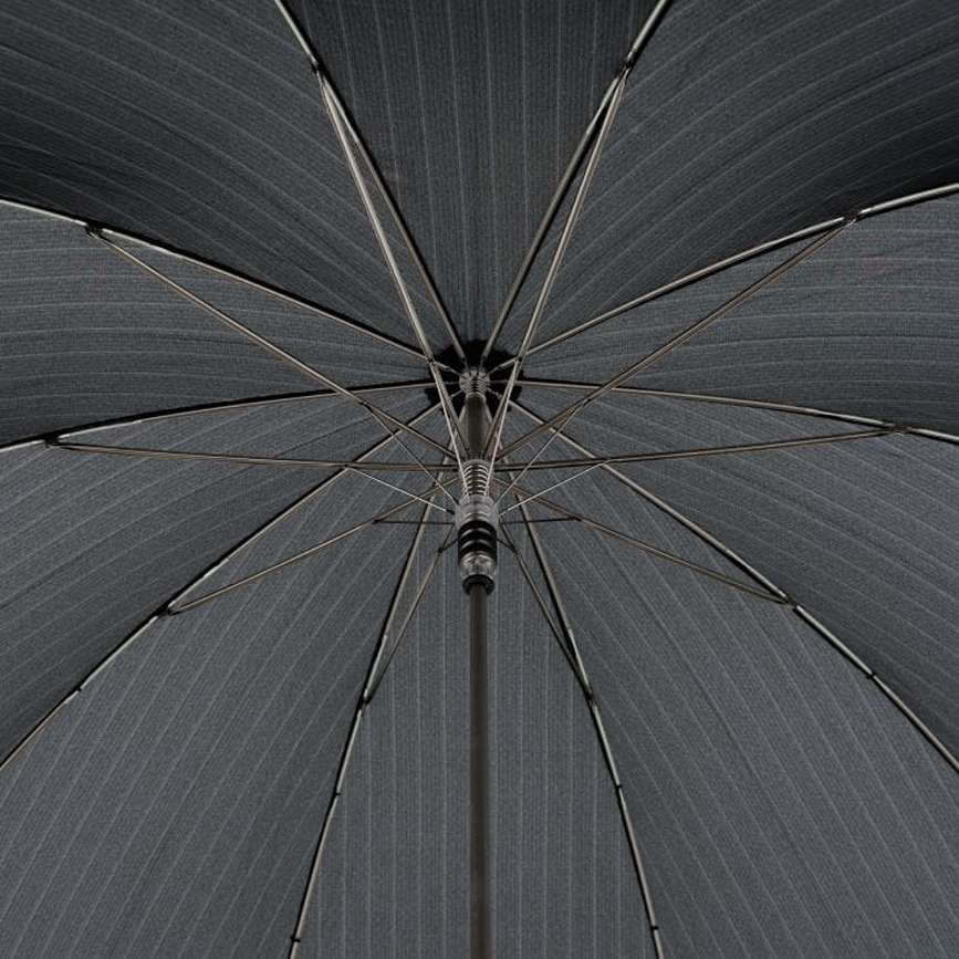 Knirps T.771 Parapluie à motif à carreaux, noir