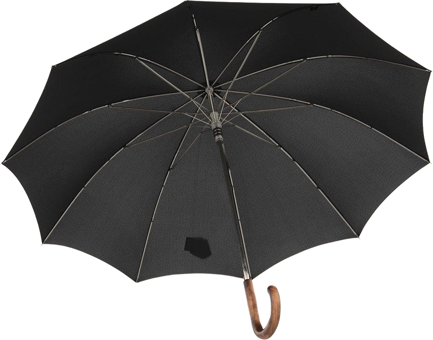 Knirps T.771 Parapluie à motif à carreaux, noir