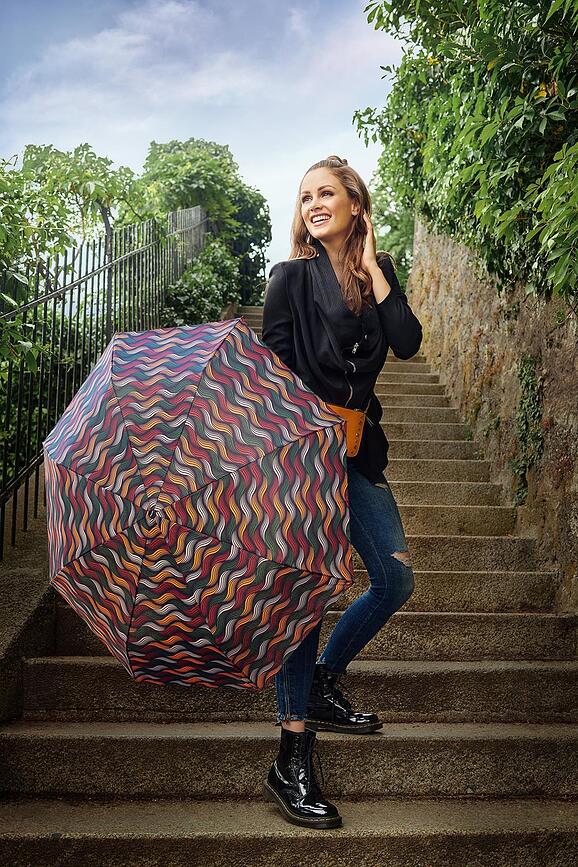 Magic Fiber Gravity Parapluie, couleur baie
