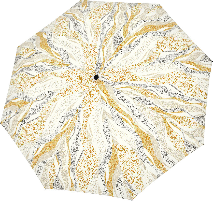 Magic Fiber Parapluie, blanc et or