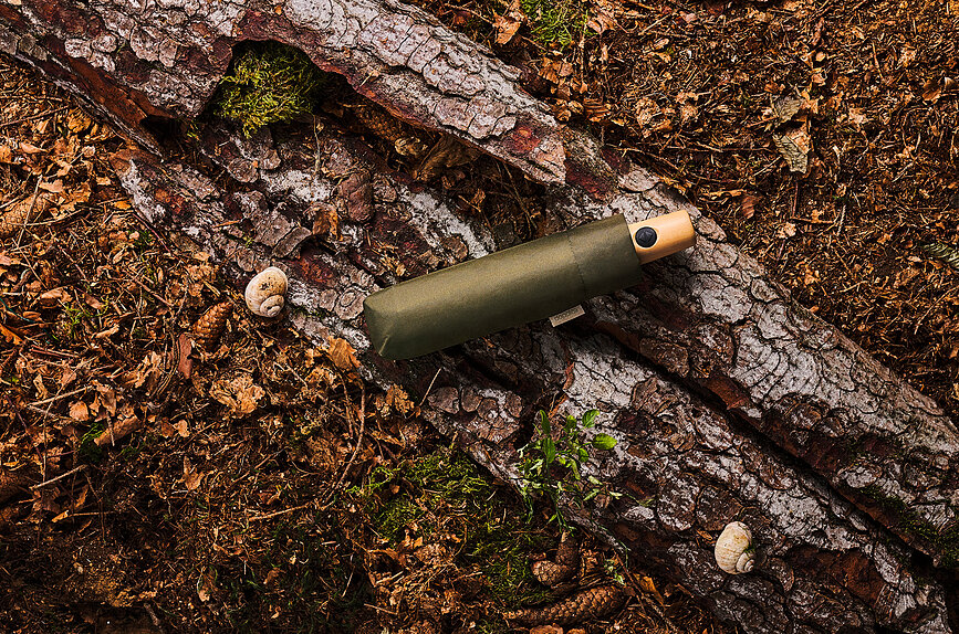 Nature Magic Parapluie à motif spirale, vert clair
