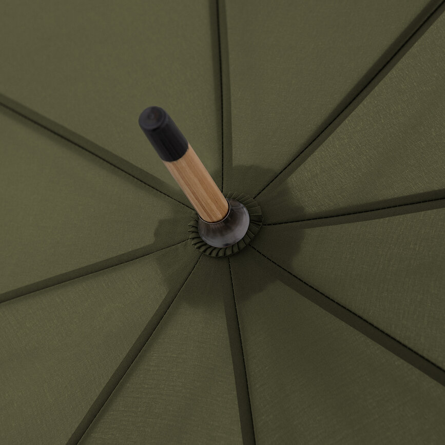 Nature Long Parapluie à spirales, vert clair