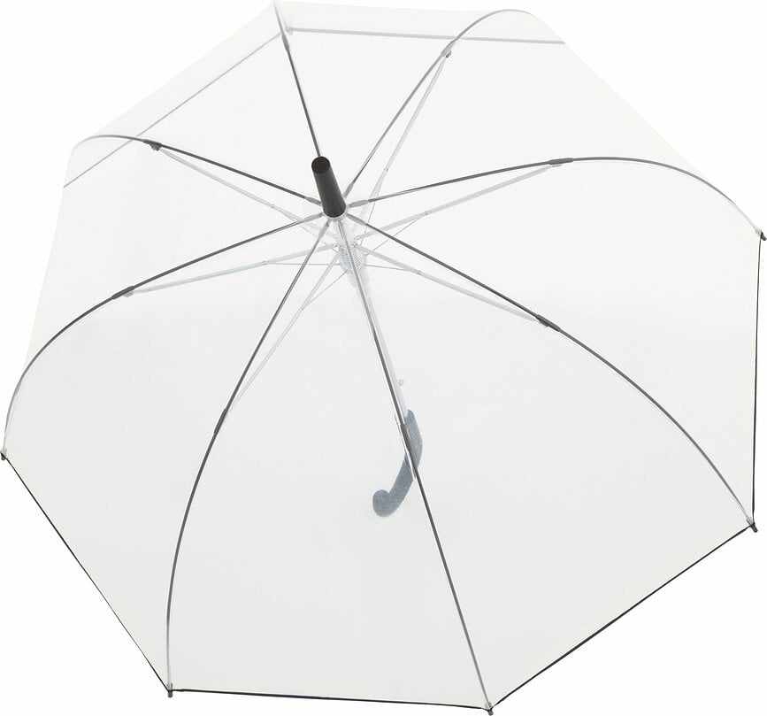 Nizza Long Kišobran automatski prozirno-crni